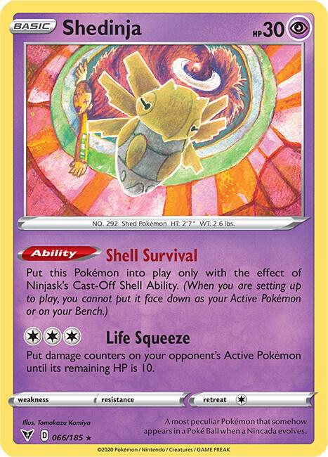 Shedinja 066/185 - Pokemon TCG Vivid Voltage card