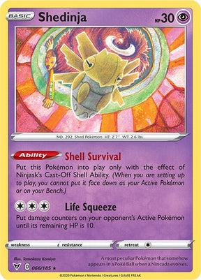 Shedinja 066/185 - Pokemon TCG Vivid Voltage card