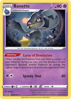 Banette 068/185 - Pokemon TCG Vivid Voltage card