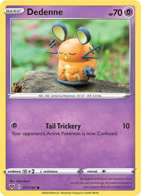 Dedenne 077/185 - Pokemon TCG Vivid Voltage card