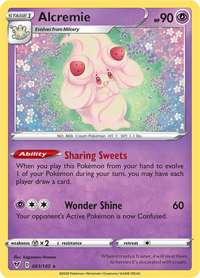 Alcremie 081/185 - Pokemon TCG Vivid Voltage card