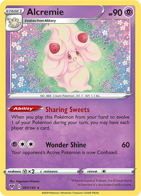 Alcremie 081/185 - Pokemon TCG Vivid Voltage card
