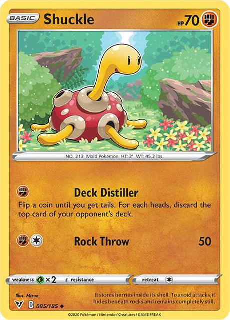 Shuckle 085/185 - Pokemon TCG Vivid Voltage card
