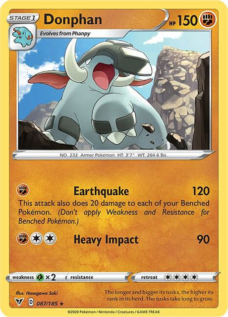Donphan 087/185 - Pokemon TCG Vivid Voltage card