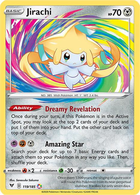 Jirachi 119/185 - Pokemon TCG Vivid Voltage card