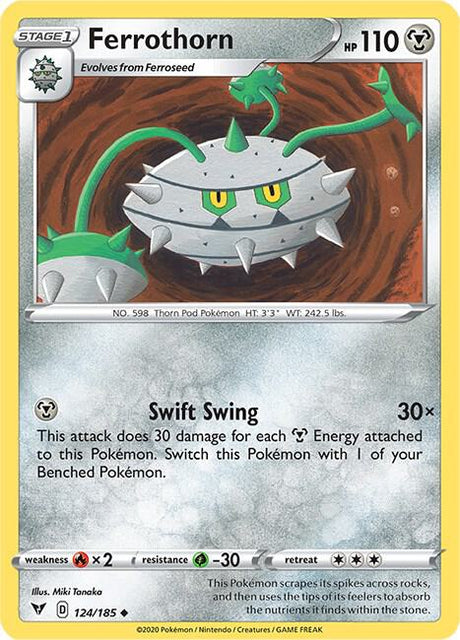 Ferrothorn 124/185 - Pokemon TCG Vivid Voltage card