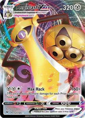 Aegislash VMAX 127/185 - Pokemon TCG Vivid Voltage card