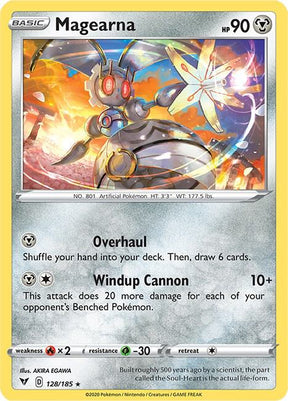 Magearna 128/185 - Pokemon TCG Vivid Voltage card