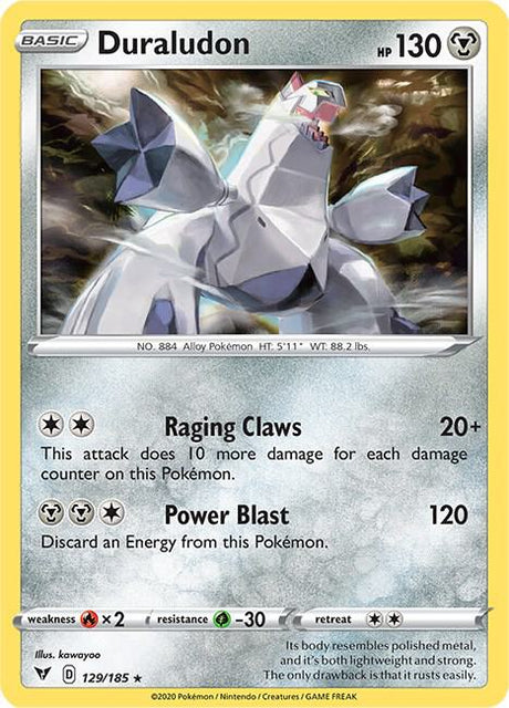 Duraludon 129/185 - Pokemon TCG Vivid Voltage card