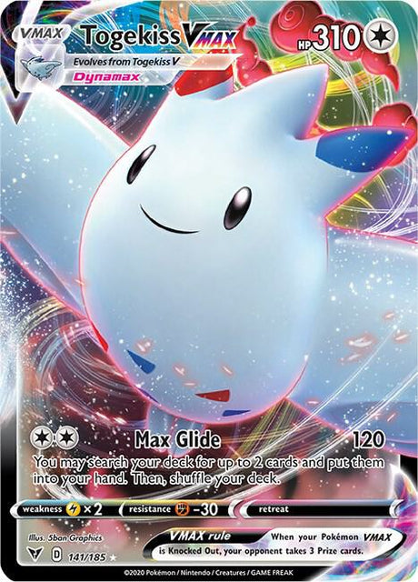 Togekiss VMAX 141/185 - Pokemon TCG Vivid Voltage card