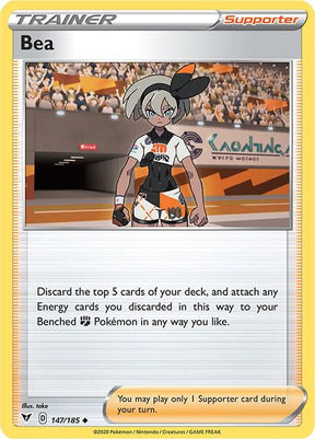 Bea 147/185 - Pokemon TCG Vivid Voltage card