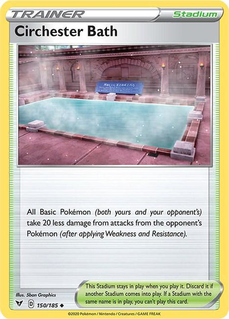 Circhester Bath 150/185 - Pokemon TCG Vivid Voltage card