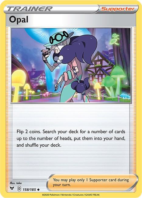 Opal 158/185 - Pokemon TCG Vivid Voltage card