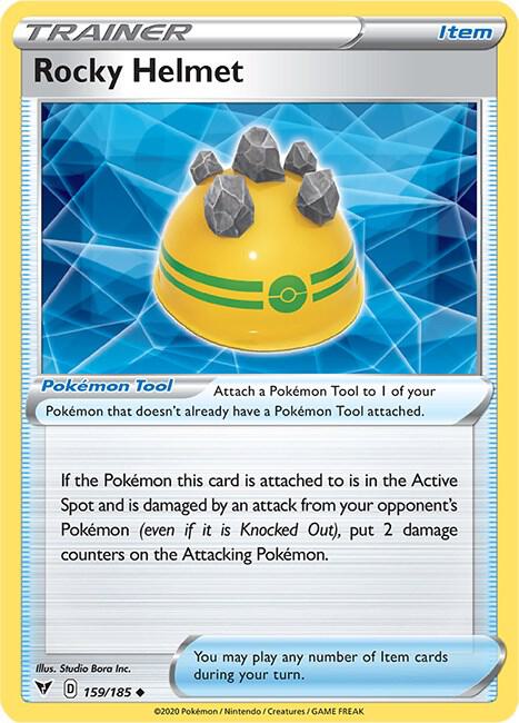Rocky Helmet 159/185 - Pokemon TCG Vivid Voltage card