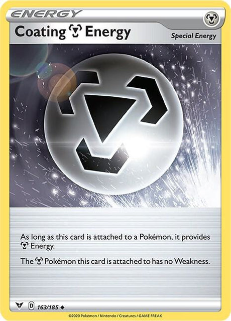 Coating Metal Energy 163/185 - Pokemon TCG Vivid Voltage card