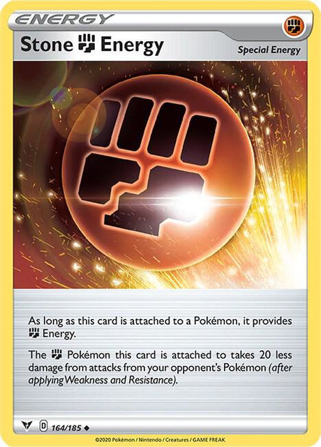 Stone Fighting Energy 164/185 - Pokemon TCG Vivid Voltage card