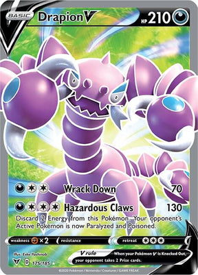 Drapion V 175/185 - Pokemon TCG Vivid Voltage card