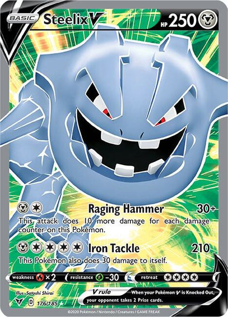 Steelix V 176/185 - Pokemon TCG Vivid Voltage card