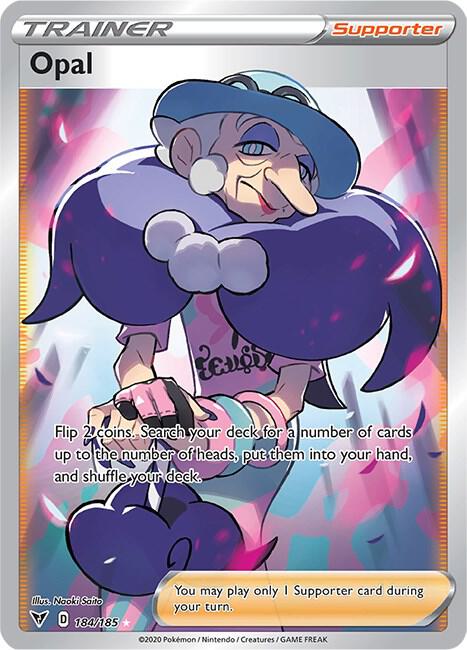 Opal 184/185 - Pokemon TCG Vivid Voltage card