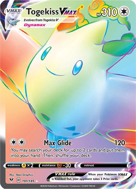 Togekiss VMAX 191/185 - Pokemon TCG Vivid Voltage card