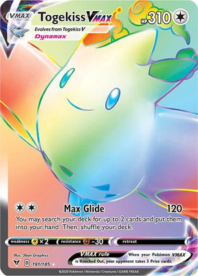 Togekiss VMAX 191/185 - Pokemon TCG Vivid Voltage card