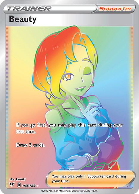 Beauty 194/185 - Pokemon TCG Vivid Voltage card