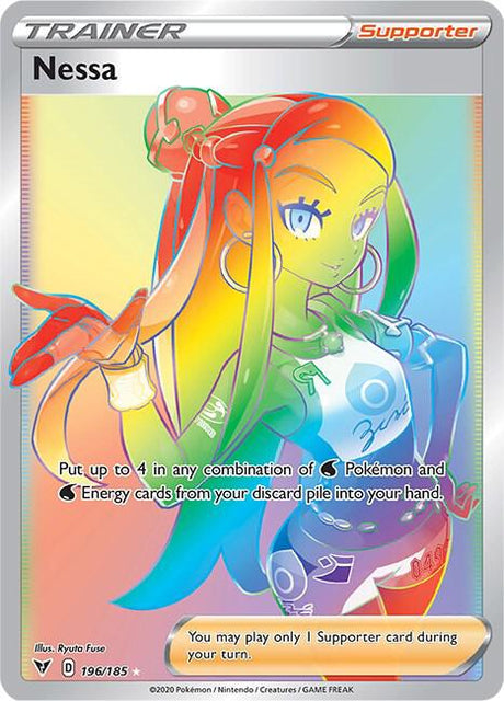 Nessa 196/185 - Pokemon TCG Vivid Voltage card