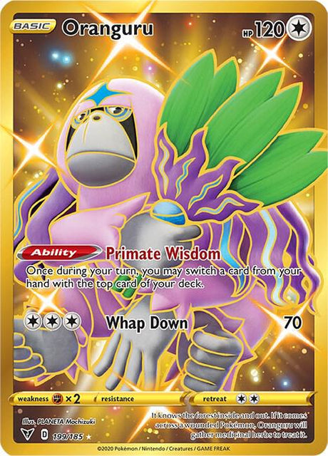 Oranguru 199/185 - Pokemon TCG Vivid Voltage card