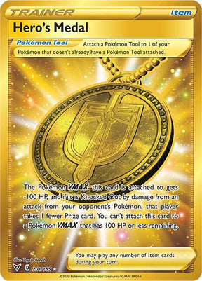 Hero's Medal 201/185 - Pokemon TCG Vivid Voltage card