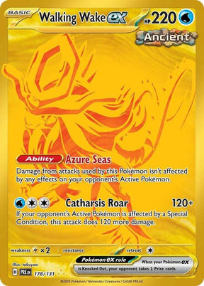 Walking Wake ex 178/131 - Standard card artwork - Pokemon TCG Prismatic Evolutions card
