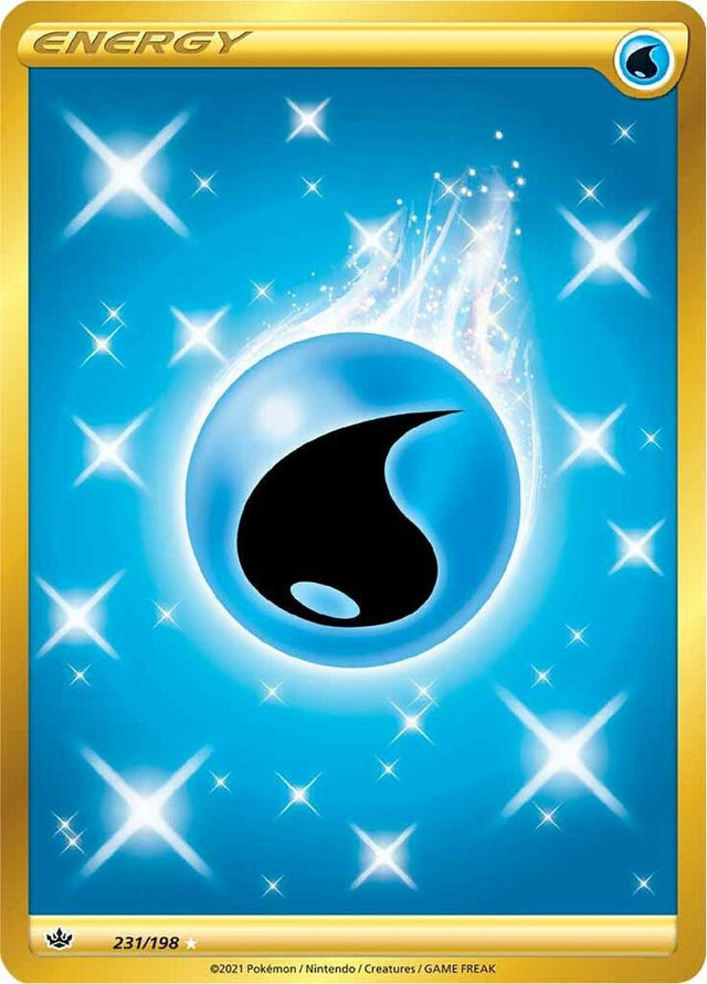 Water Energy (Secret) 231 - Pokemon TCG Chilling Reign card