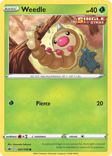 Weedle 001 - Pokemon TCG Chilling Reign card
