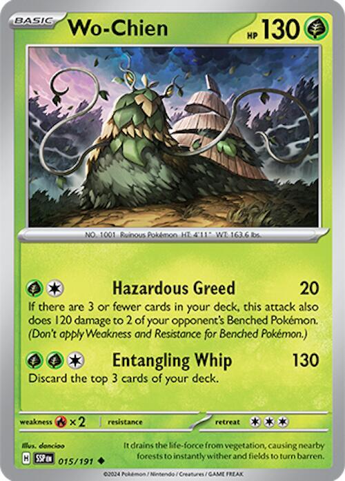 Wo-Chien 015/191 - Pokemon TCG Surging Sparks card