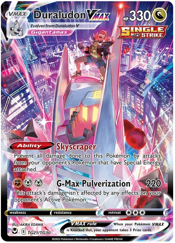 Duraludon VMAX Silver Tempest Pokemon Single TG21/TG30