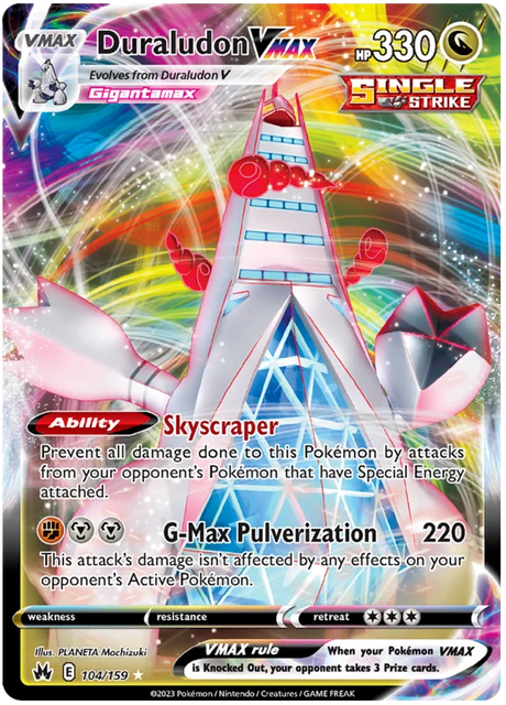 Duraludon VMAX Crown Zenith Pokemon Card Single
