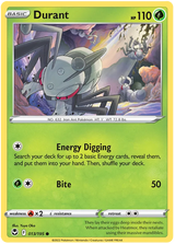 Durant Silver Tempest Pokemon Single 013/195