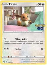 Eevee Pokemon GO Card Singles 054/078