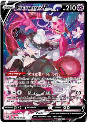 Enamorus V Lost Origin Trainer Gallery Pokemon Single Card TG18/TG30