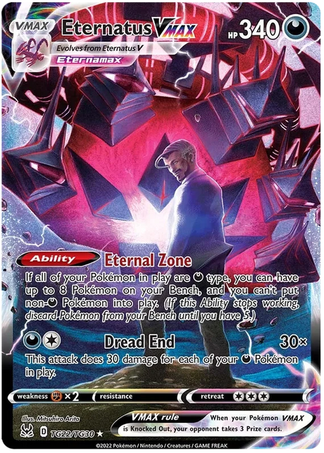 Eternatus VMAX Lost Origin Trainer Gallery Pokemon Single Card TG22/TG30