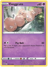 Exeggcute Crown Zenith Pokemon Card Single