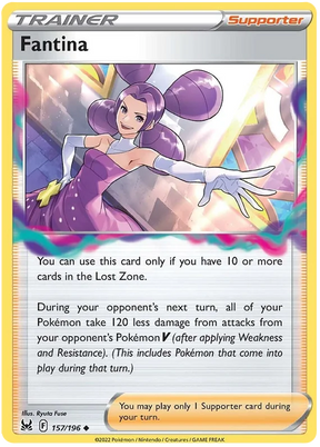 Fantina Lost Origin Pokemon Single Card 157/196