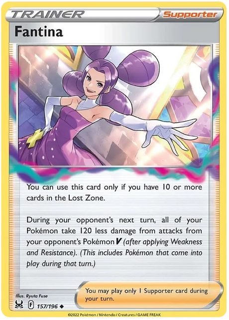 Fantina Lost Origin Pokemon Single Card 157/196