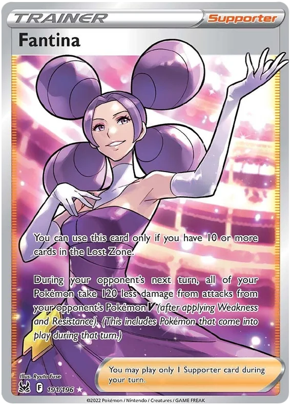 Fantina (Full Art) Lost Origin Pokemon Single Card 191/196