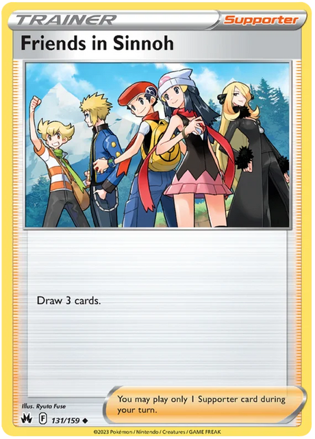 Friends in Sinnoh Crown Zenith Pokemon Card Single