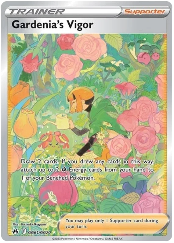 Gardenia's Vigor Crown Zenith Galarian Gallery Pokemon Card Single