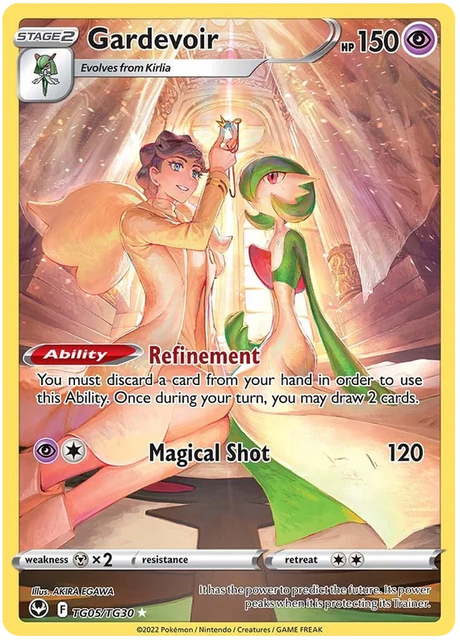 Gardevoir Silver Tempest Pokemon Single TG05/TG30