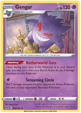 Gengar Lost Origin Pokemon Single Card 066/196
