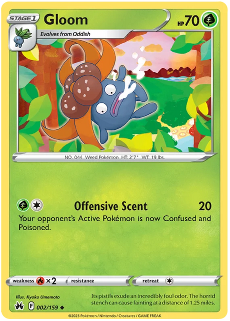 Gloom Crown Zenith Pokemon Card Single