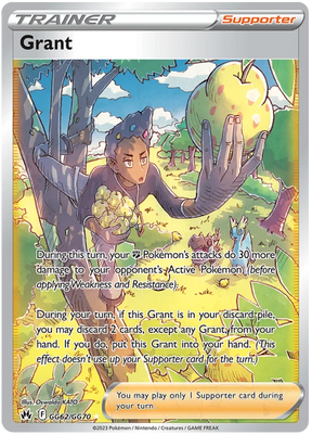 Grant Crown Zenith Galarian Gallery Pokemon Card Single