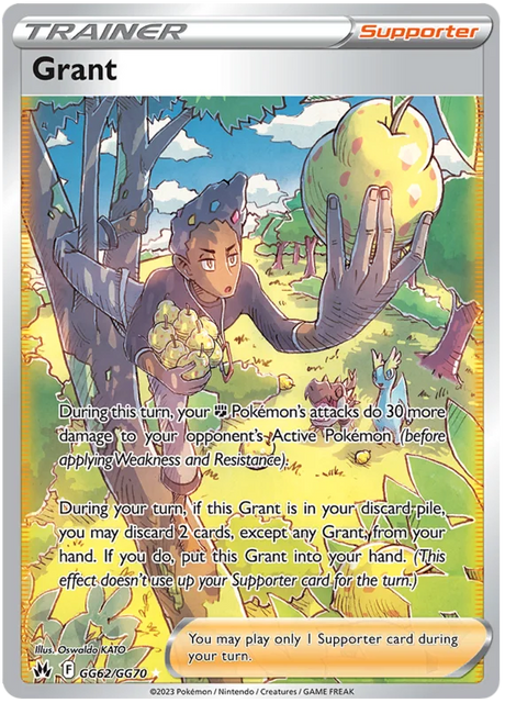 Grant Crown Zenith Galarian Gallery Pokemon Card Single